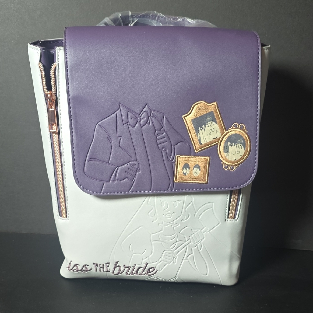 Loungefly Purple and Gray Backpack